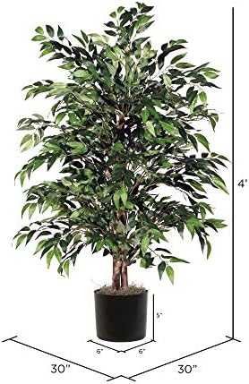 Vickerman 4 Artificial Smilax Bush in Black