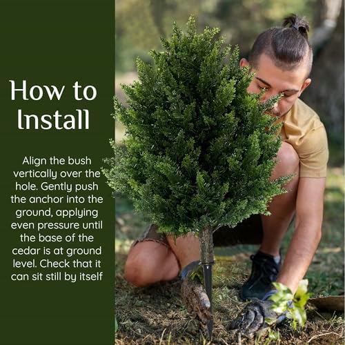 165-Inch Height Artificial Cypress Topiary