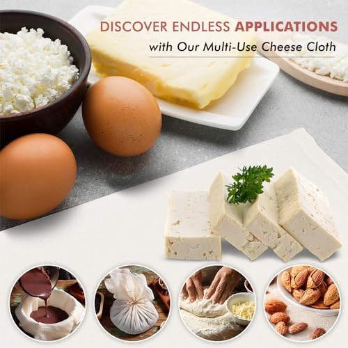 Urban Villa 6 Pcs Cheese Cloths - Fast Easy Use