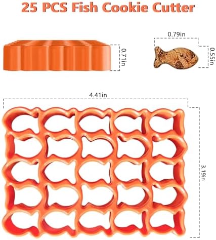 Gold Fish Cracker Cookie Cutter