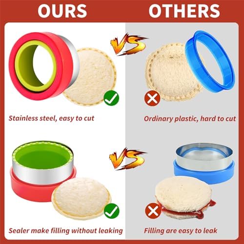 Sandwich Cutter for Kids 48 Pcs