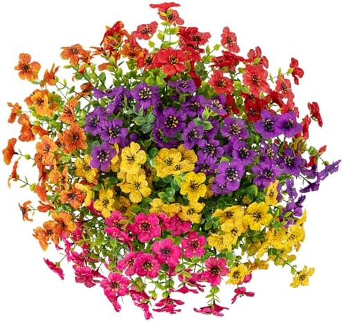 10 x 10 artificial faux flowers for outdoor use