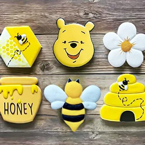 Fun 6-Piece Bee Cookie Cutters for Baking and More