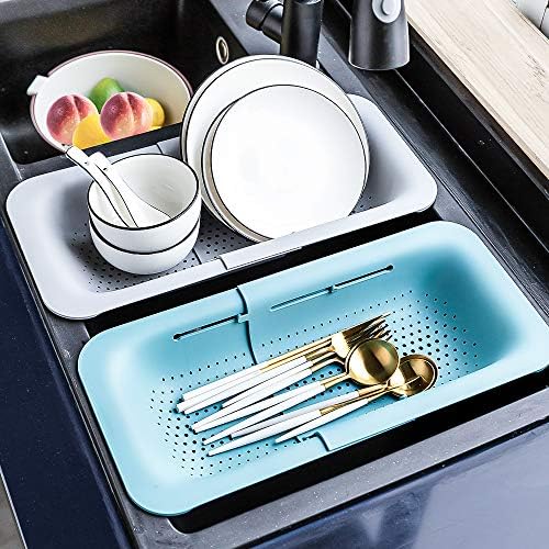 Collapsible Sink Colander White