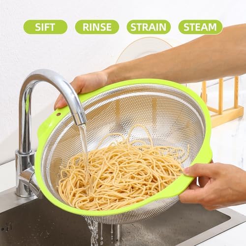 Effortless Cooking with AHIABOAT 2QT Colander Set