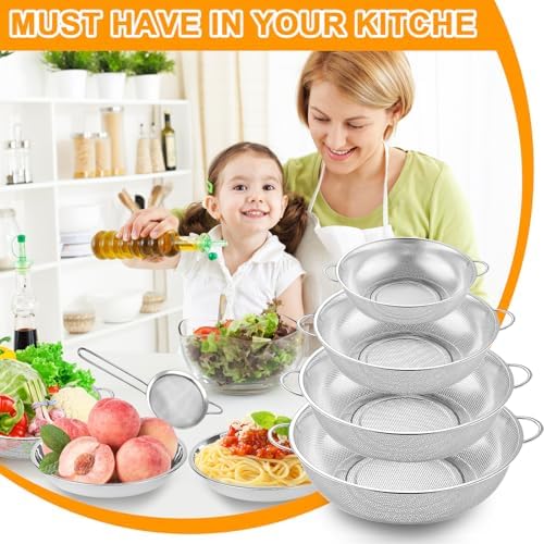 Premium Stainless Steel Colander Set