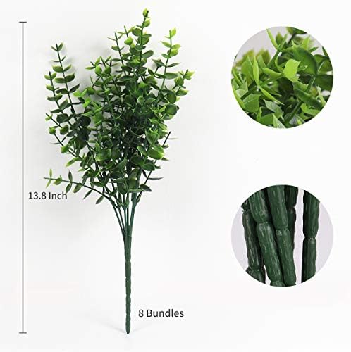 Eco-Friendly Eucalyptus Fake Plants Bundle