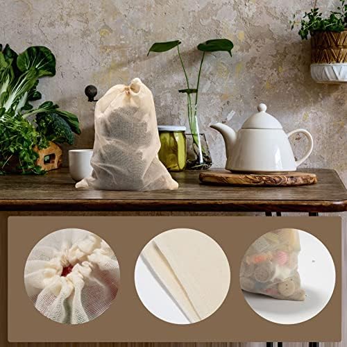 Gootrade 12-Piece Soup Bag Set Reusable Safe Kitchen Tool