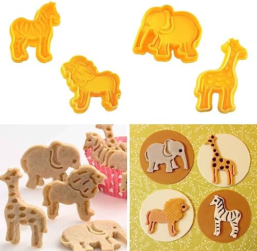 Animal Animal Animal Cookie Cutters Set of 4