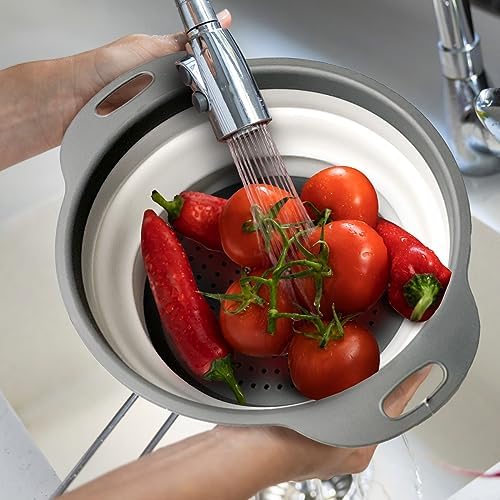 Glad Collapsible Colander Strainer for Easy Cooking and Cleaning