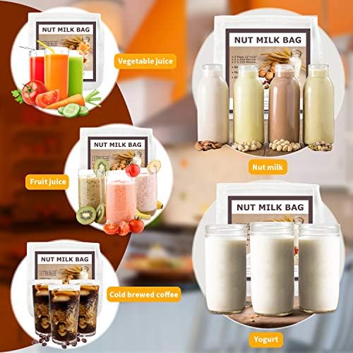 SCENGCLOS Nut Milk Filter Bags