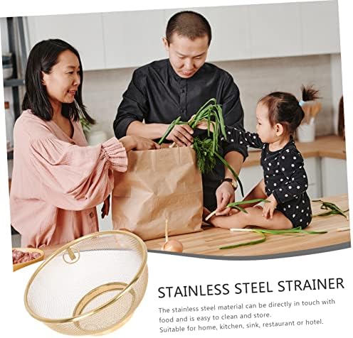 Stainless Steel Fine Mesh Colander for Kitchen Use