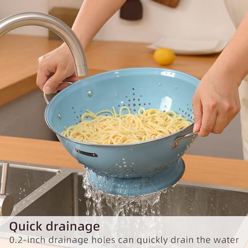 Brilliantly Balanced Family - Double-Purpose Metal Colander Set