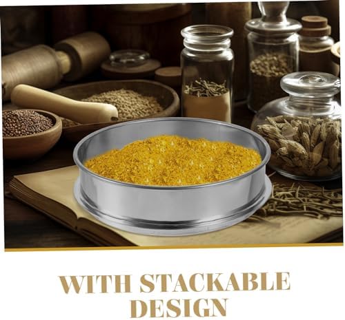 CONGARTENO 2 Pcs Stackable Herbal Extractor and Sifter