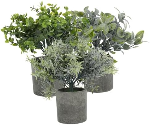 BloomBrightly Faux Plants Potted