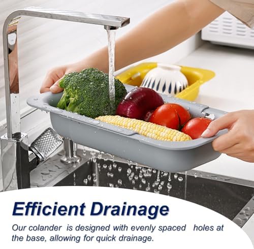 Extendable Sink Colander Strainer Basket