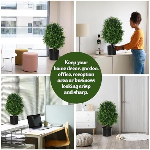 Elegant Fake Cedar Tree Topiary