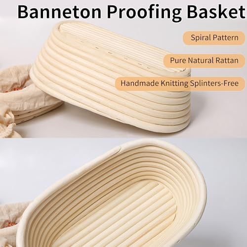 Banneton 2-Pack Bread Proofing Basket Proven Convenience Quality