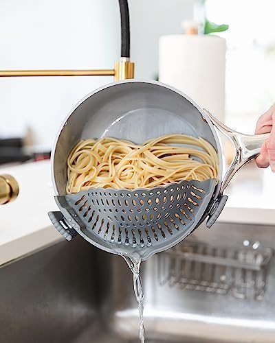2-Piece Silicone Strainer Non-Toxic Choice