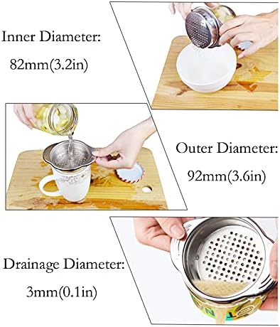 Antrader 45-Inch Stainless Steel Colander for Straining and Draining
