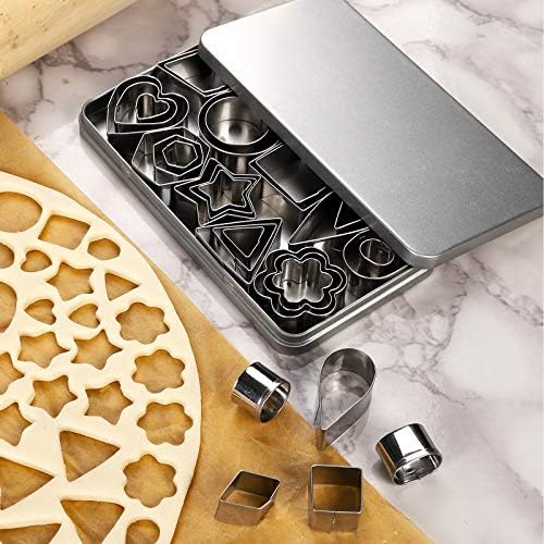 ZMJY 30-Piece Mini Cookie Cutter Set