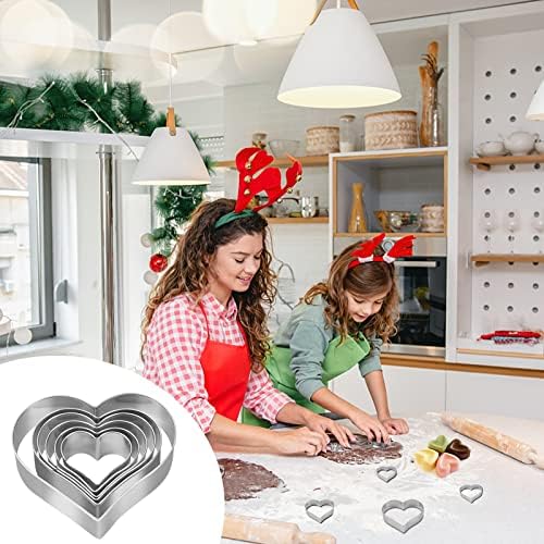 Heart Cookie Cutter Set 6 Pieces