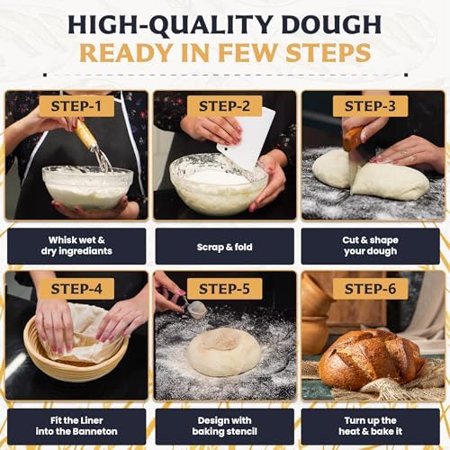 Perfect Crust Bread Basket Set for Home Bakers