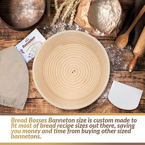 9-Inch Banneton Proofing Basket Perfect for Bakers