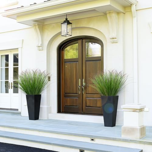 24Pcs Fake Grass Plants Artificial Tall Grass for Indoors Outdoors