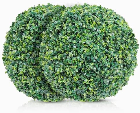 Faux Boxwood Decor Set
