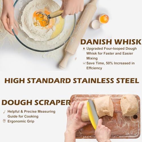 Sourdough Bread Proofing Basket Set for Perfect Loaves