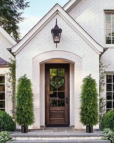 Premium Cedar Topiary for Front Porch Fake