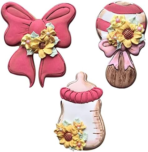 LILIAO Baby Shower Cookie Cutter Set - Perfect for Sugar Cookies