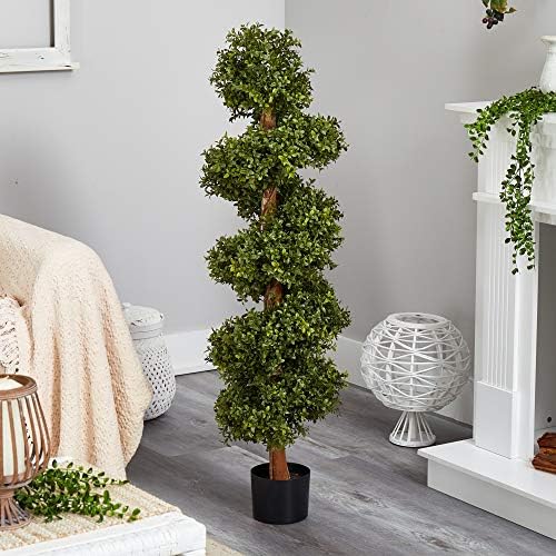 46in Boxwood Spiral Topiary Artificial Tree