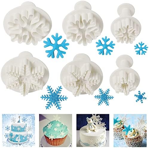 Snowflake Cookie Cutter Set - Christmas-themed Holiday-Friendly Design