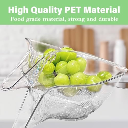 Upgraded 3-Piece Drainage Basket Set for Efficient Kitchen Use