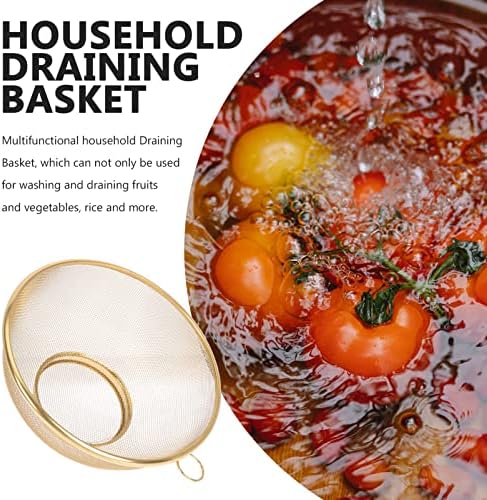 Mikinona 2-Piece Stainless Steel Fine Mesh Strainer Bowl Set