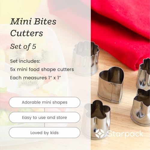 StarPack Home Vegetable Cutter Shapes Set 5 Piece