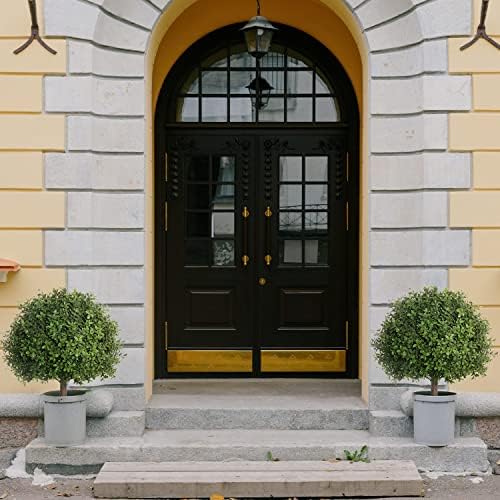 LUWENER 2 Pack Fake Boxwood Topiaries for Home Decor