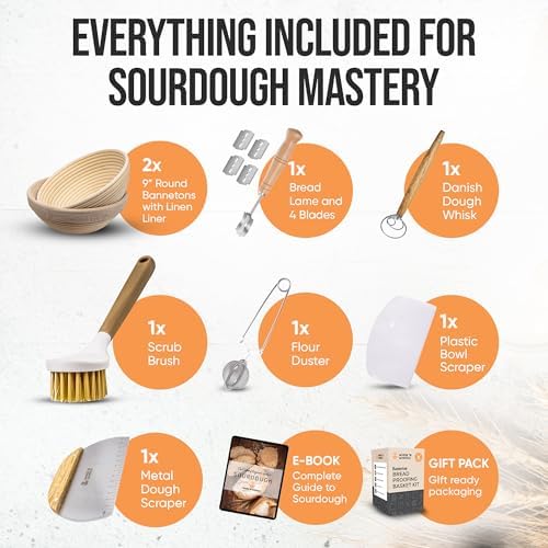 Master the Art of B sourdough with our Banneton set