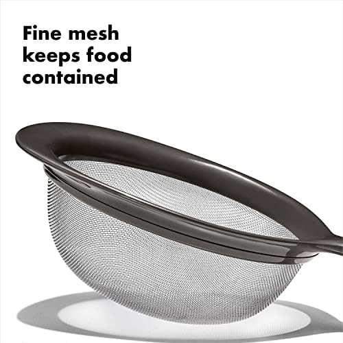Oxo Good Grips 3-Piece Strainer Set Black