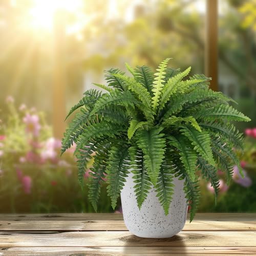 Artificial Boston Ferns 35 Large Fake Fern Set
