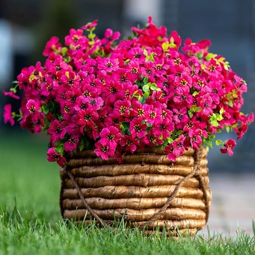 16 Outdoor Artificial Flowers for a Chearming Damage