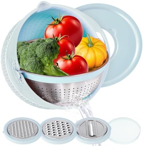 4-in-1 Kitchen Colander Set with Mixing Bowl