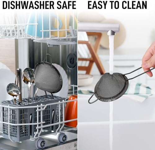 Zulay Kitchen Fine Mesh Strainer - Rust-Proof Professional Look 1