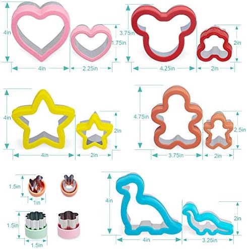Tiblue Sandwich Cutters Set Picky Eaters Best Friend