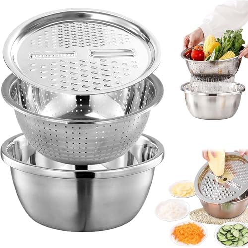 Versatile 304 stainless steel basin with 4-action