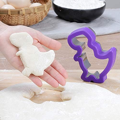 Sturdy Dinosaur Cookie Cutters Set for Kids