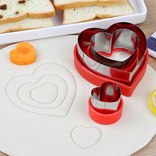 Love Heart Shape Cookie Cutters Set Mini Medium Large