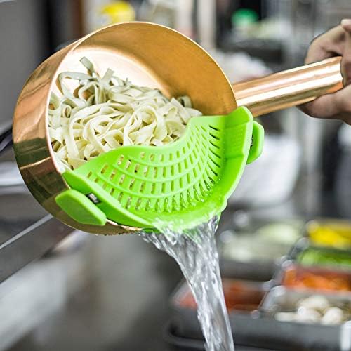 Efficient Kitchen Design AUOON Clip-On Strainer for Quick Draining